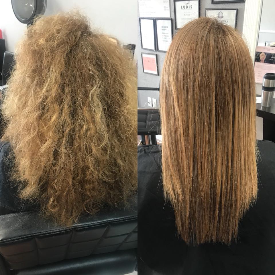 Brazilian blow out , get your hair straight for the summer, no frizz, shiny  look, silky hair at Emma's hair salon westburyBrazilian blow out , get your  hair straight for the summer,